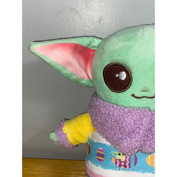 Star Wars The Mandalorian Grogu Plush Doll Stuffed Animal Baby Yoda Easter - Picture 5 of 11